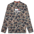 CSC 1938 V1 Printed L S Tee British Tan Duck Camo