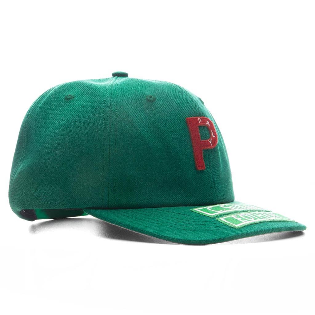 5 Panel Twill P Hat Green
