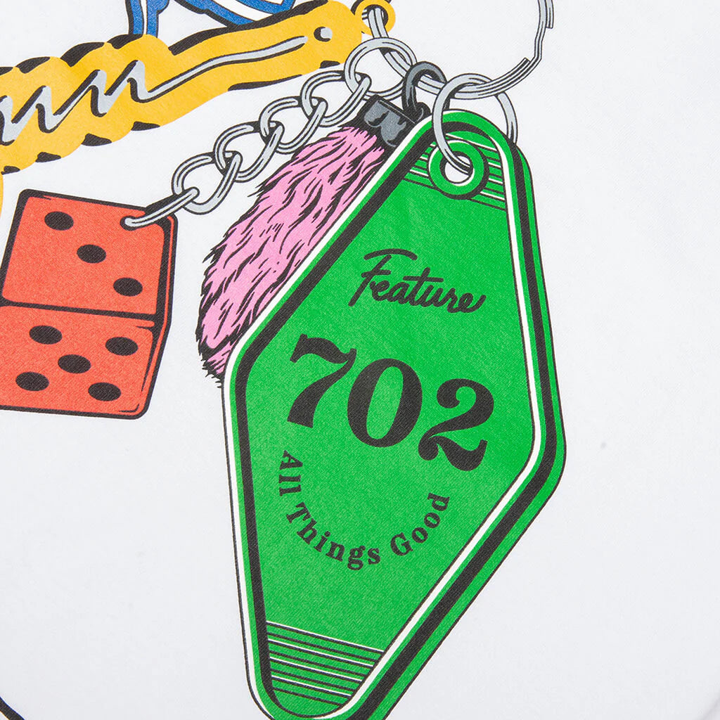 FEATURE x Wynn Keys to the Strip Tee White