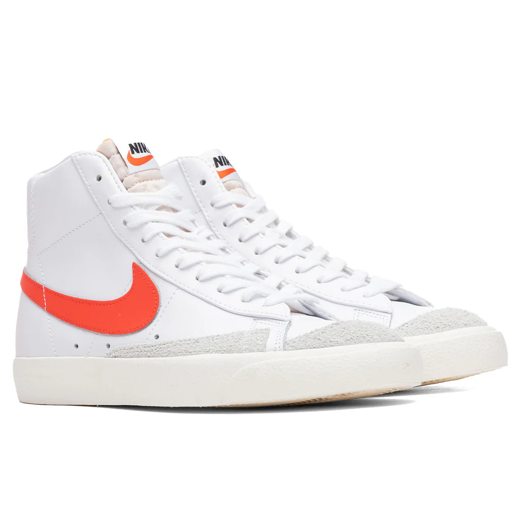 Womens Blazer Mid 77 White Habanero Sail