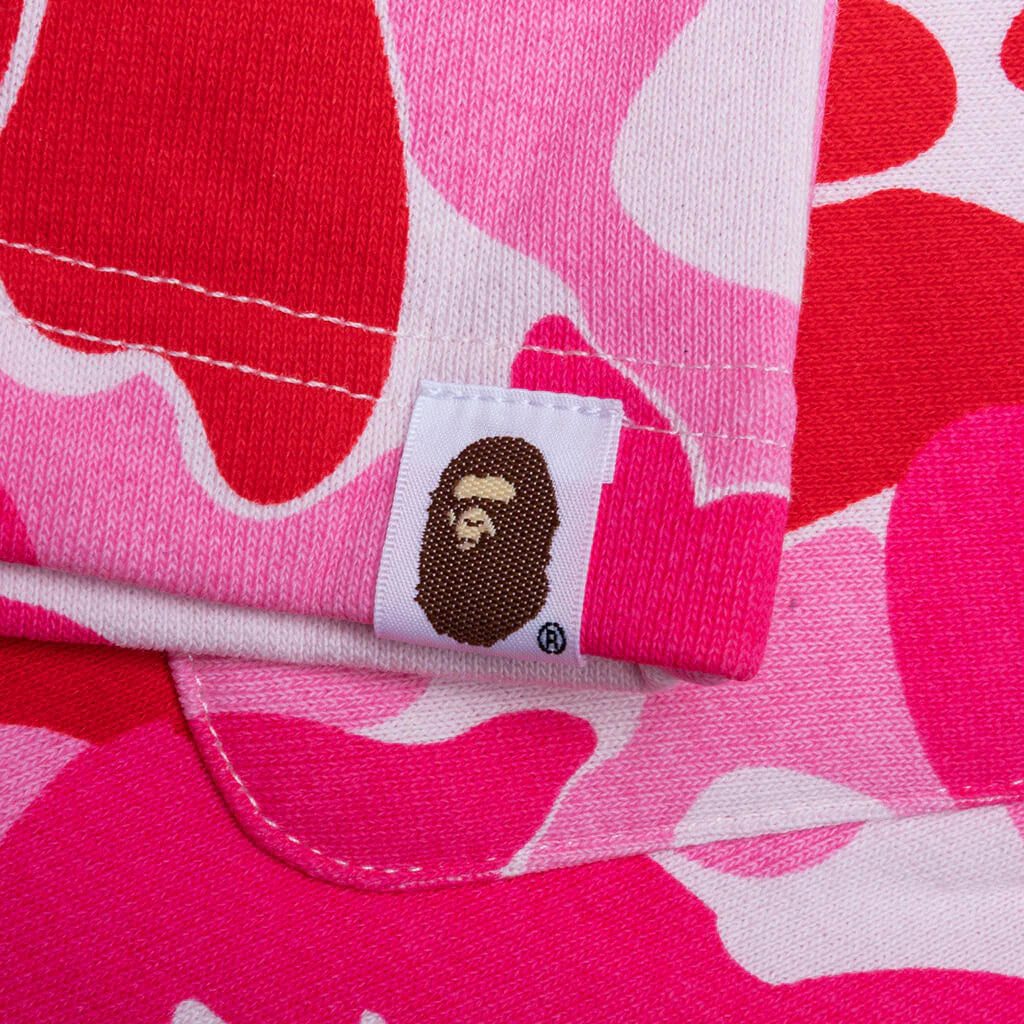 ABC Camo Shark Sweat Shorts Pink