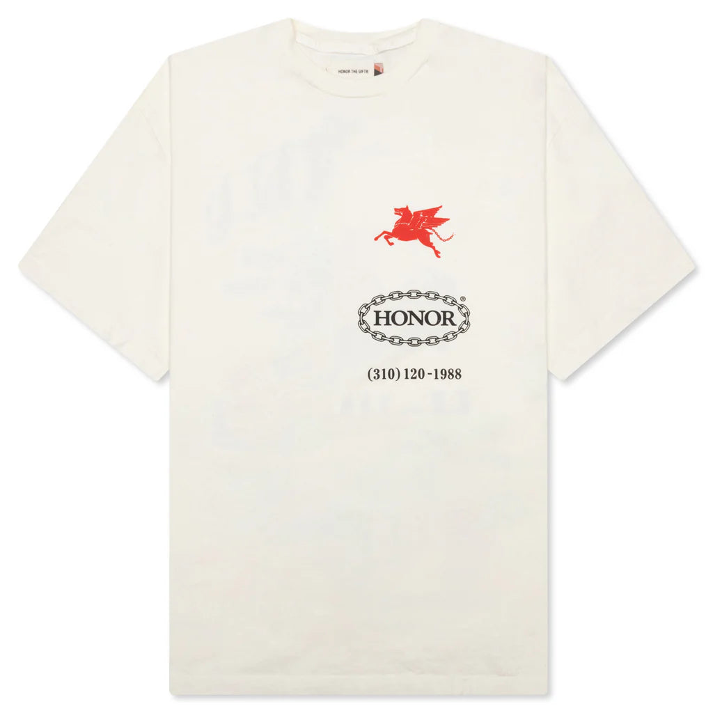 Hellhound 20 S S Tee White