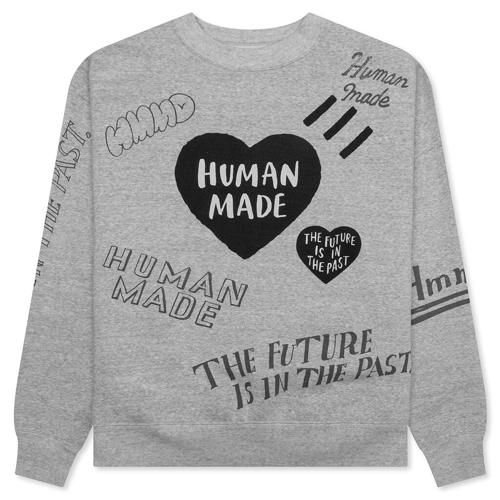 Graffiti Sweatshirt Grey