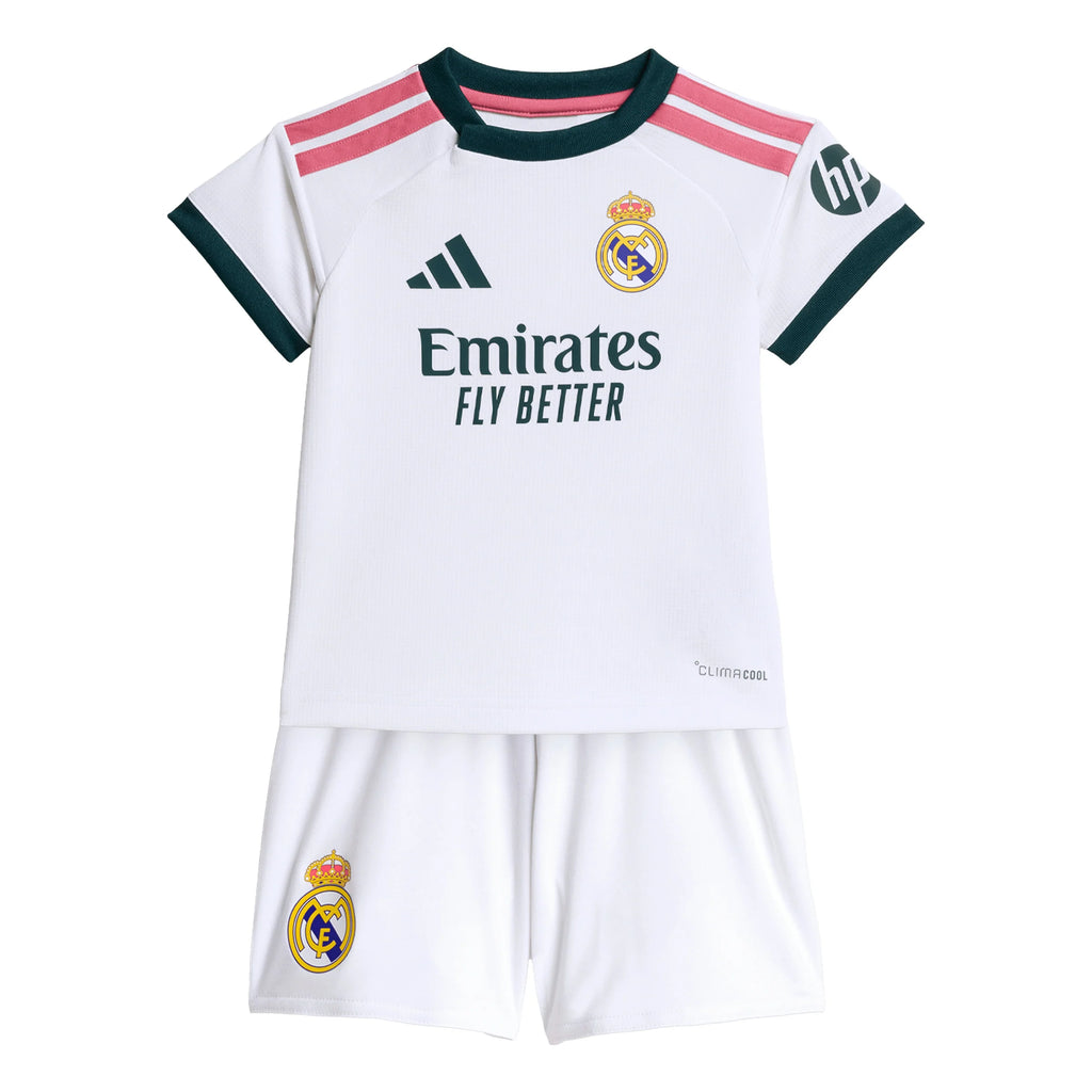 adidas Real Madrid Home Soccer Baby Kit 26 27 White