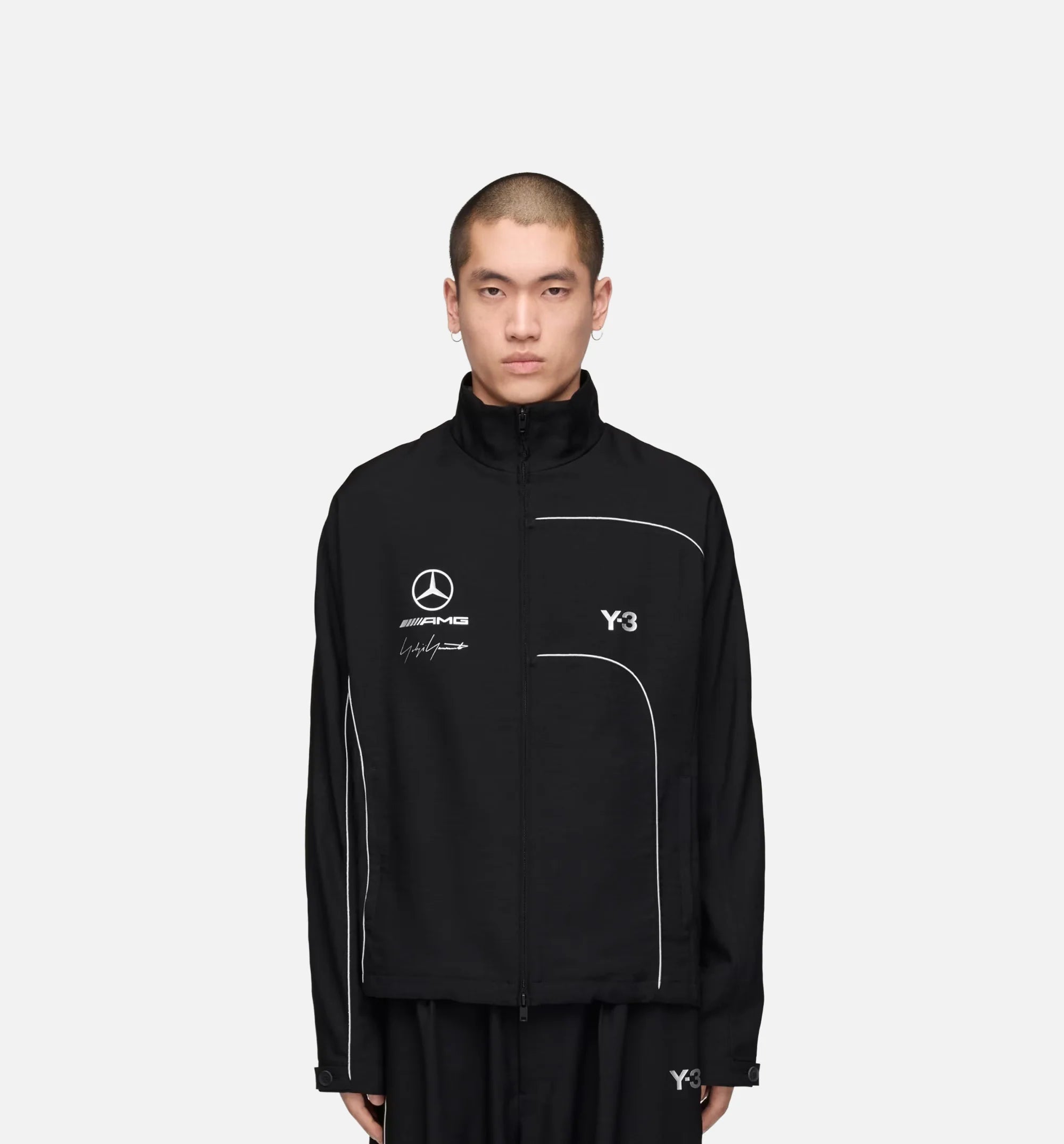 Mercedes Track Mens Jacket Black