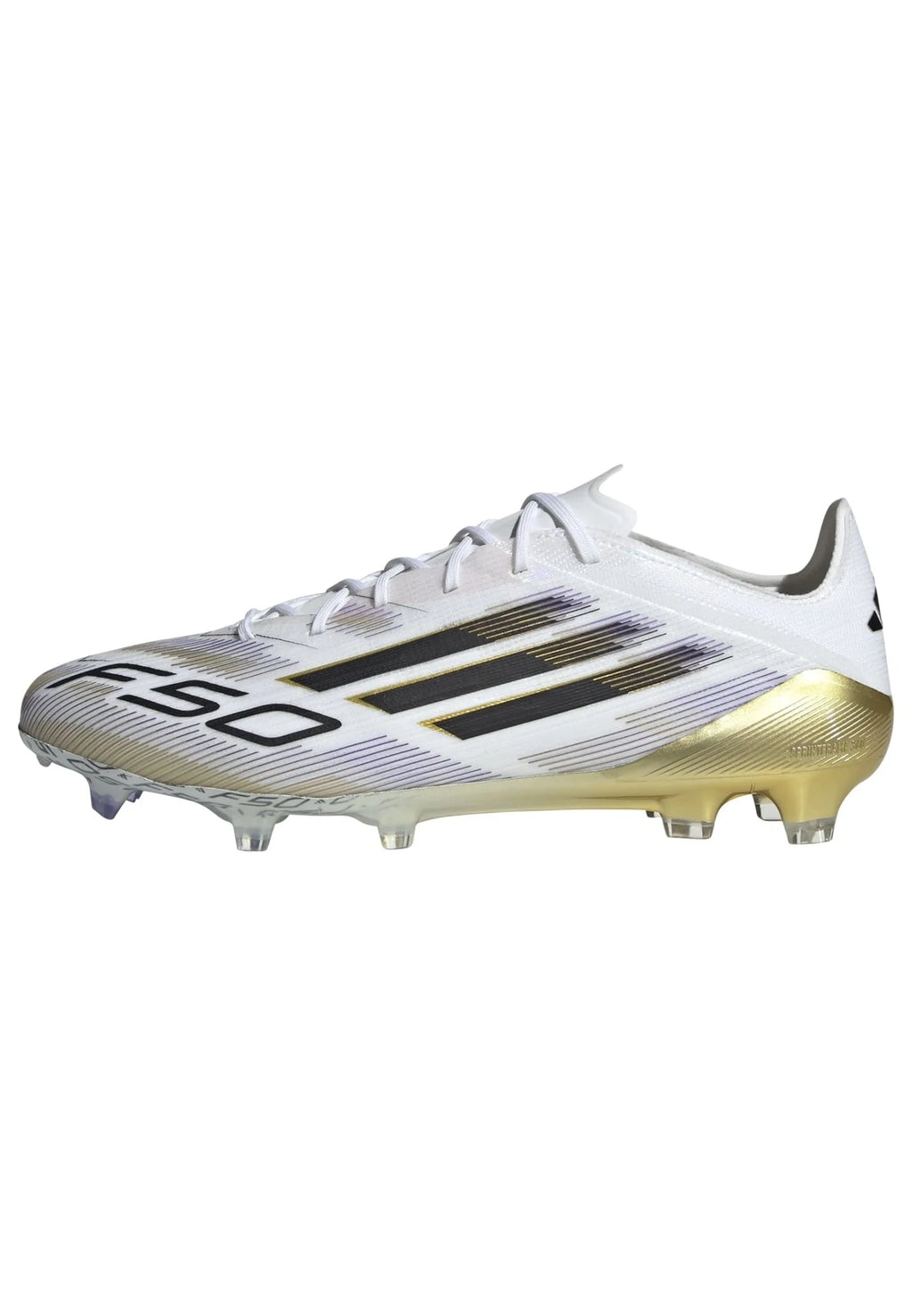 adidas F50 Elite Firm Ground Boots White Black