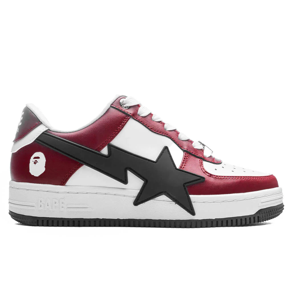 Womens Bape STA OS 2 Burgundy Black