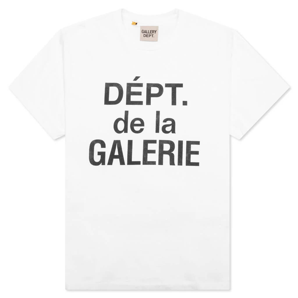 Dept De La Galerie Classic Tee White
