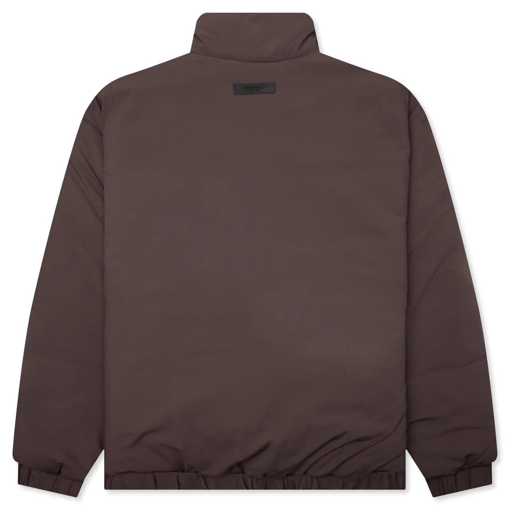 Nylon Puffer Jacket Plum