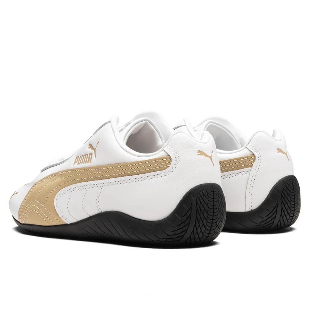 Womens Speedcat OG Leather White Toasted Almond