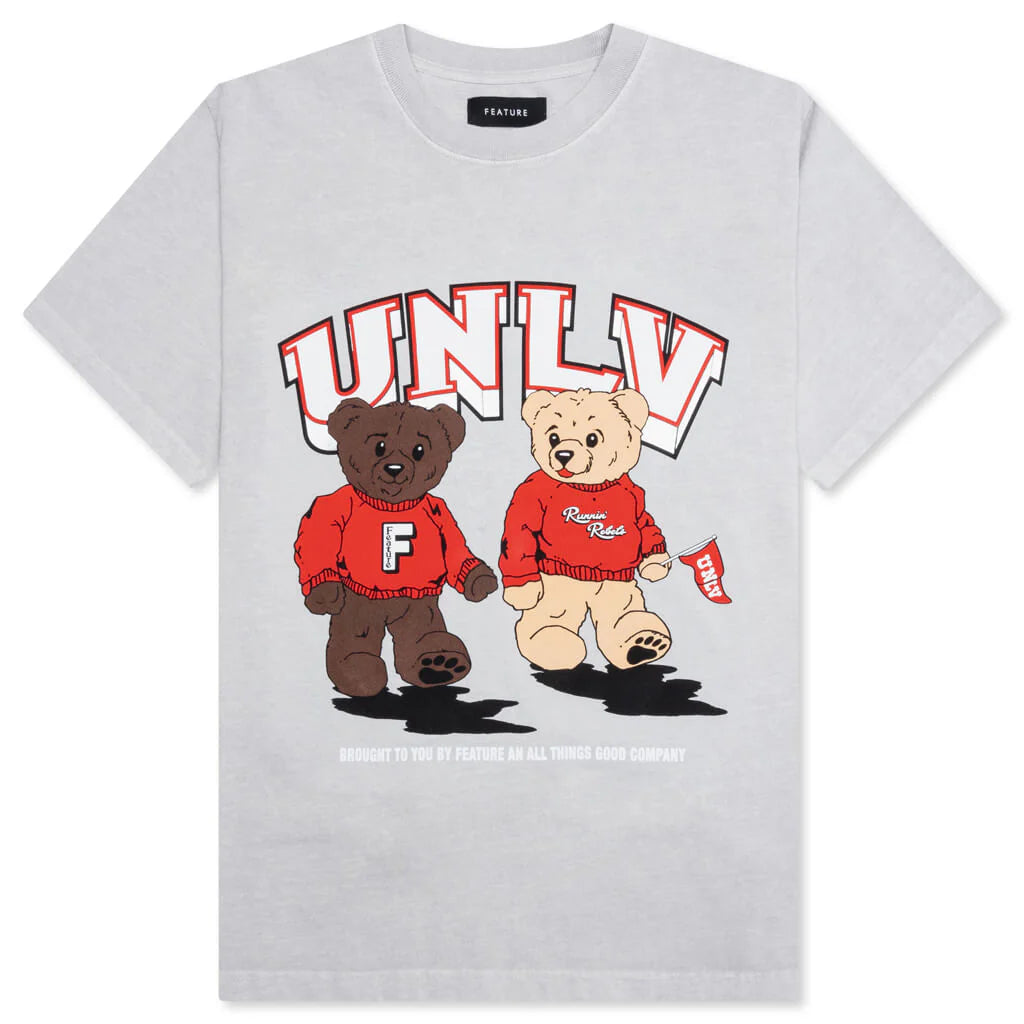 Feature x UNLV Bearly Rebel Tee Pigment Grey