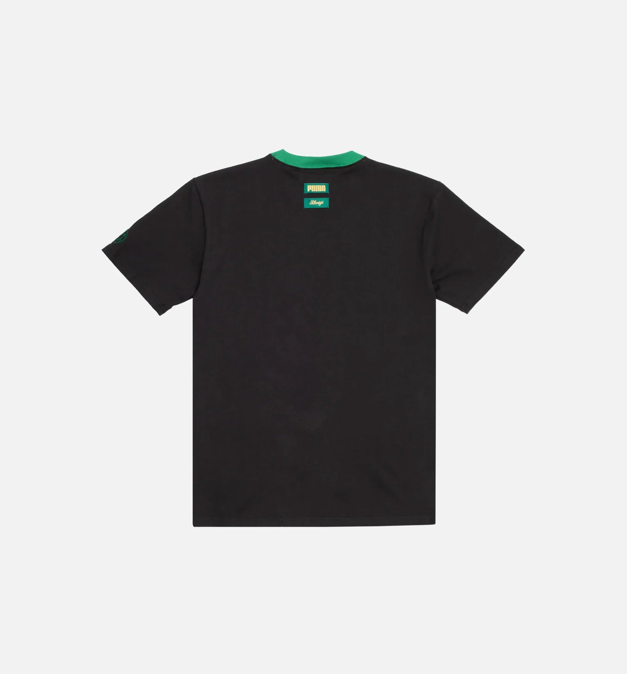 Rhuigi Graphic Mens Short Sleeve Shirt Black Green