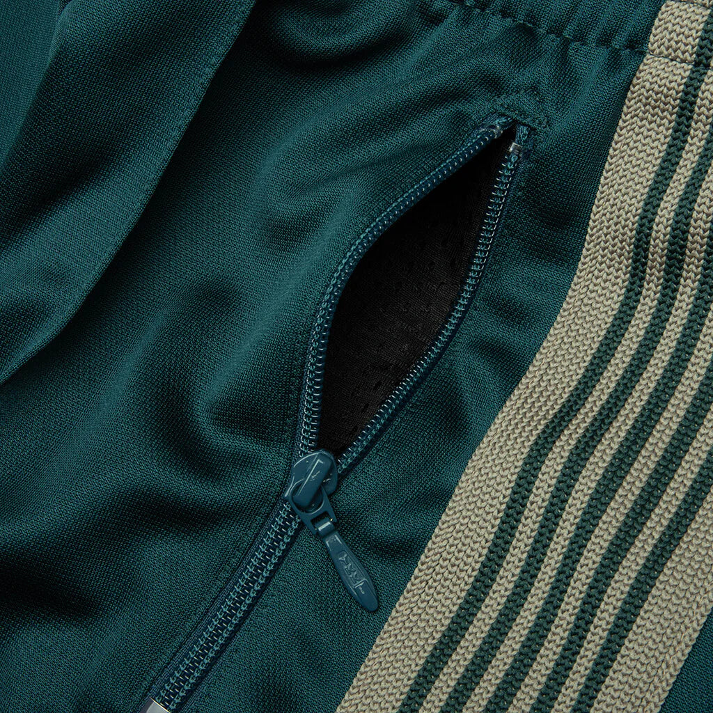 Poly Smooth Boot Cut Track Pant Green