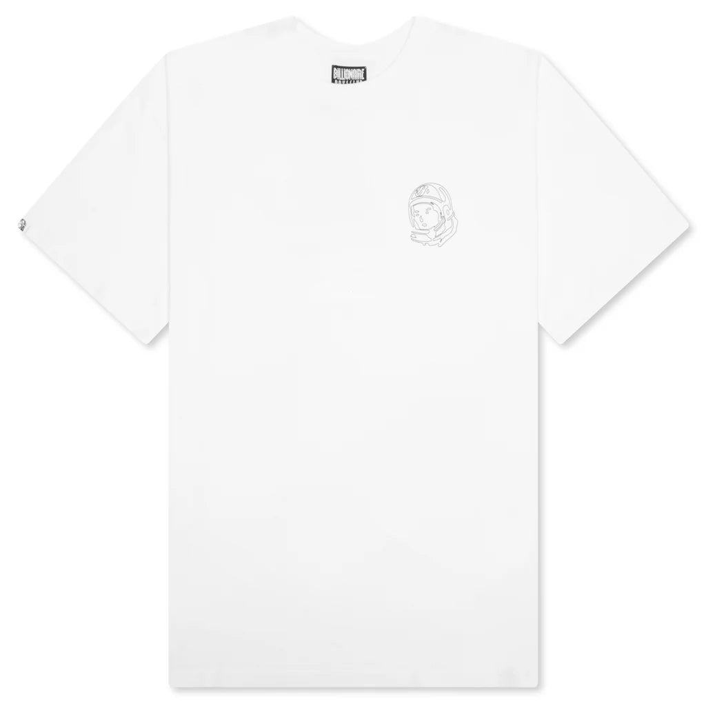 BB Linework S S Knit White