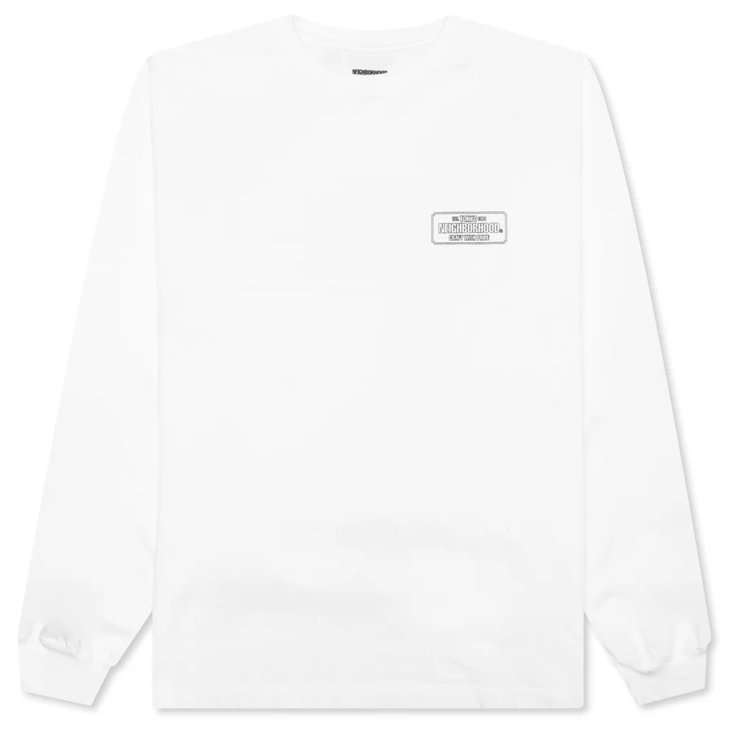 NH L S Tee 1 White