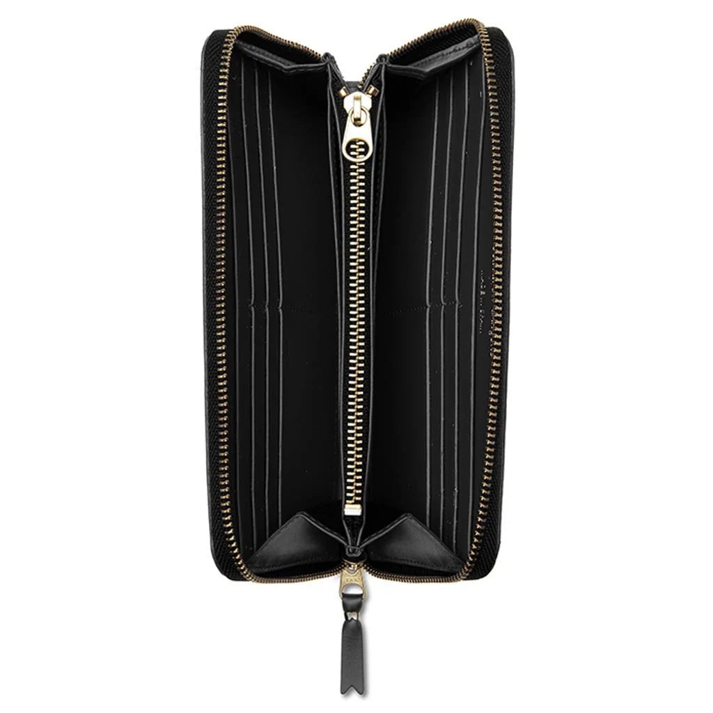 Comme des Garcons SA0111 Huge Logo Leather Wallet Black