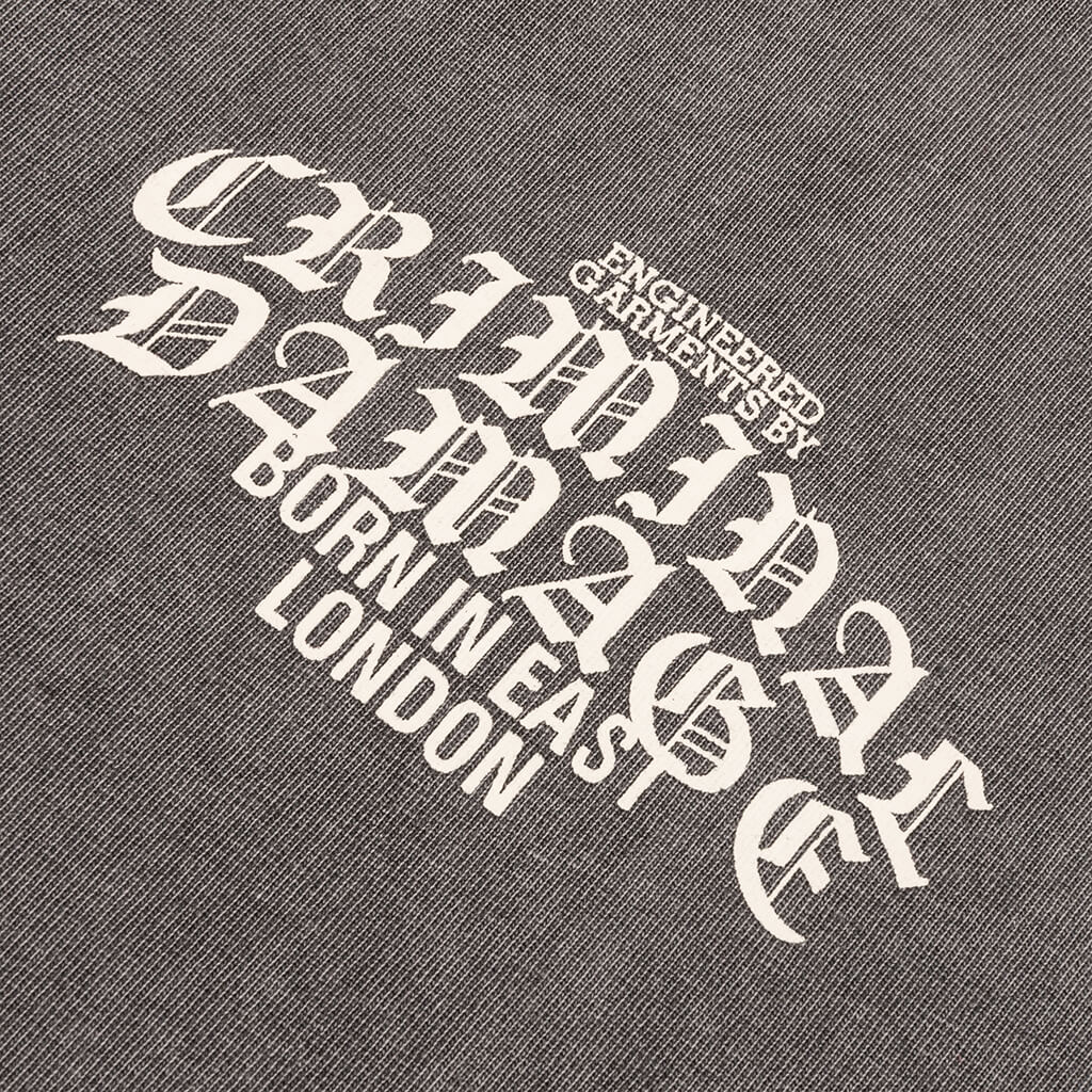 Logo Mania T Shirt Washed Grey