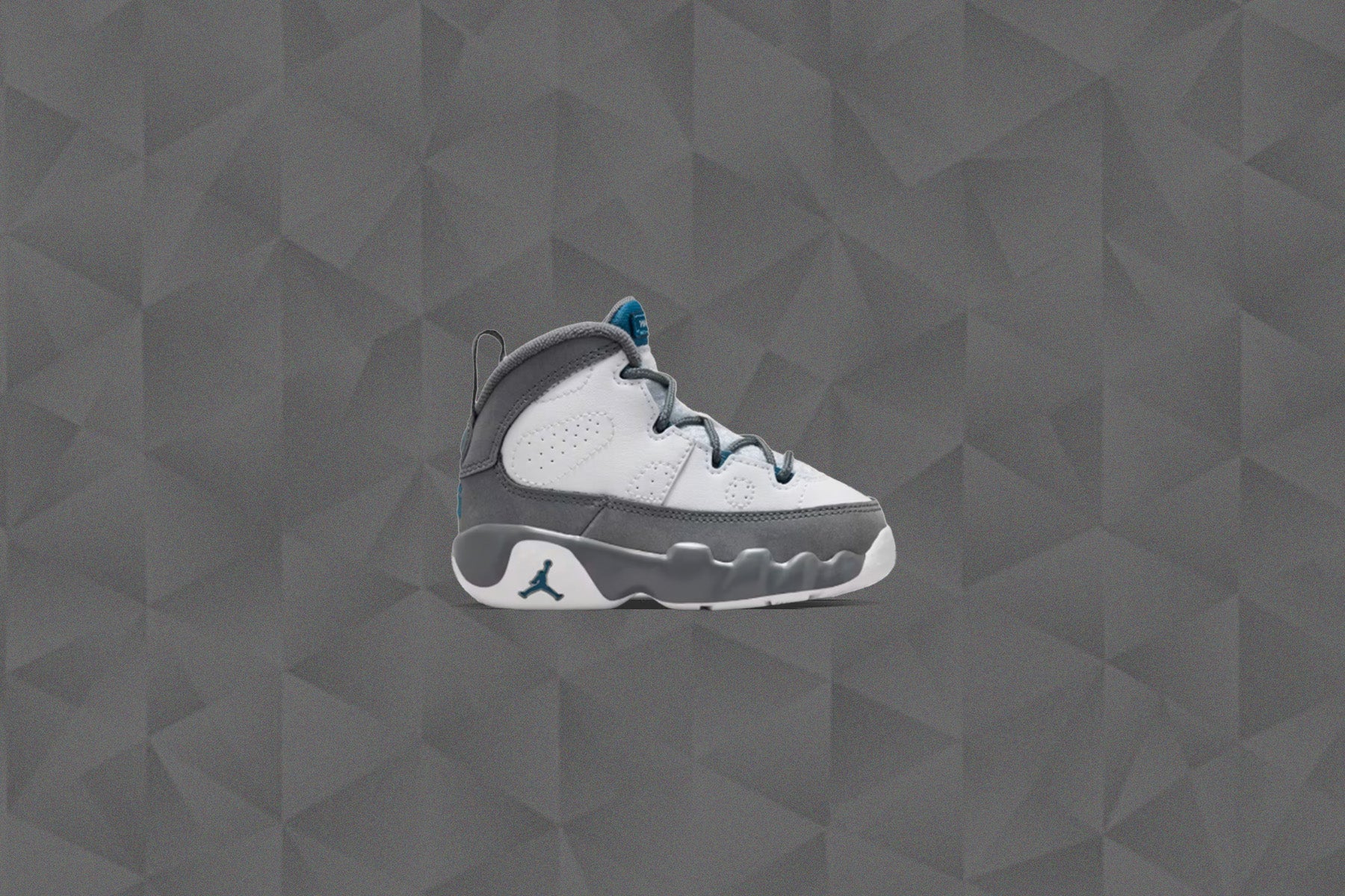 Air Jordan 9 Retro Flint Grey TD White French Blue Flint Grey