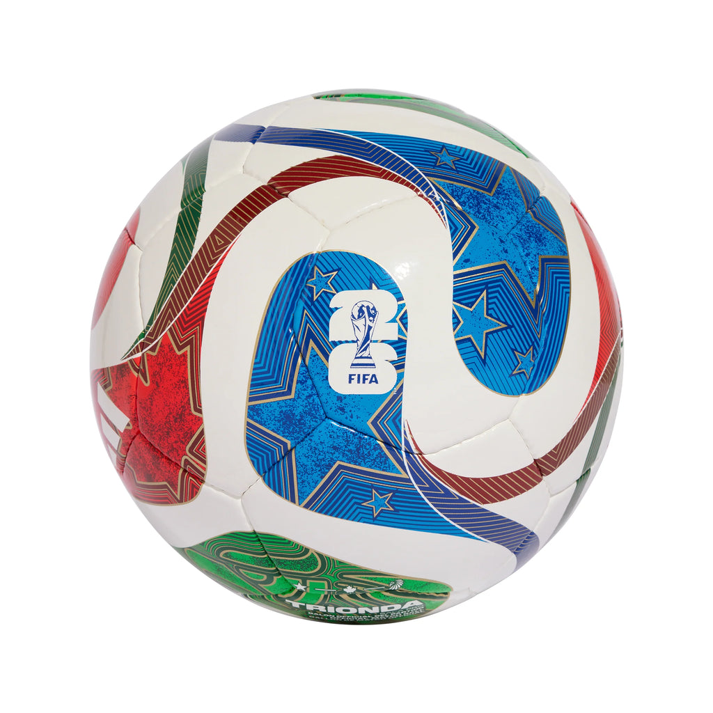 adidas World Cup 26 Trionda Pro Sala Soccer Ball White Blue Red