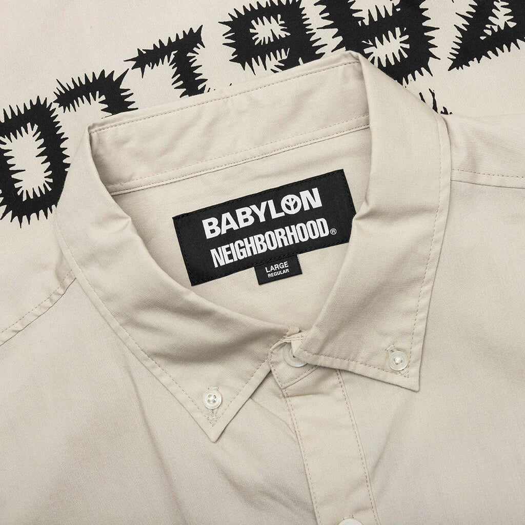 Neighborhood x Babylon BD Shirt SS 1 Beige