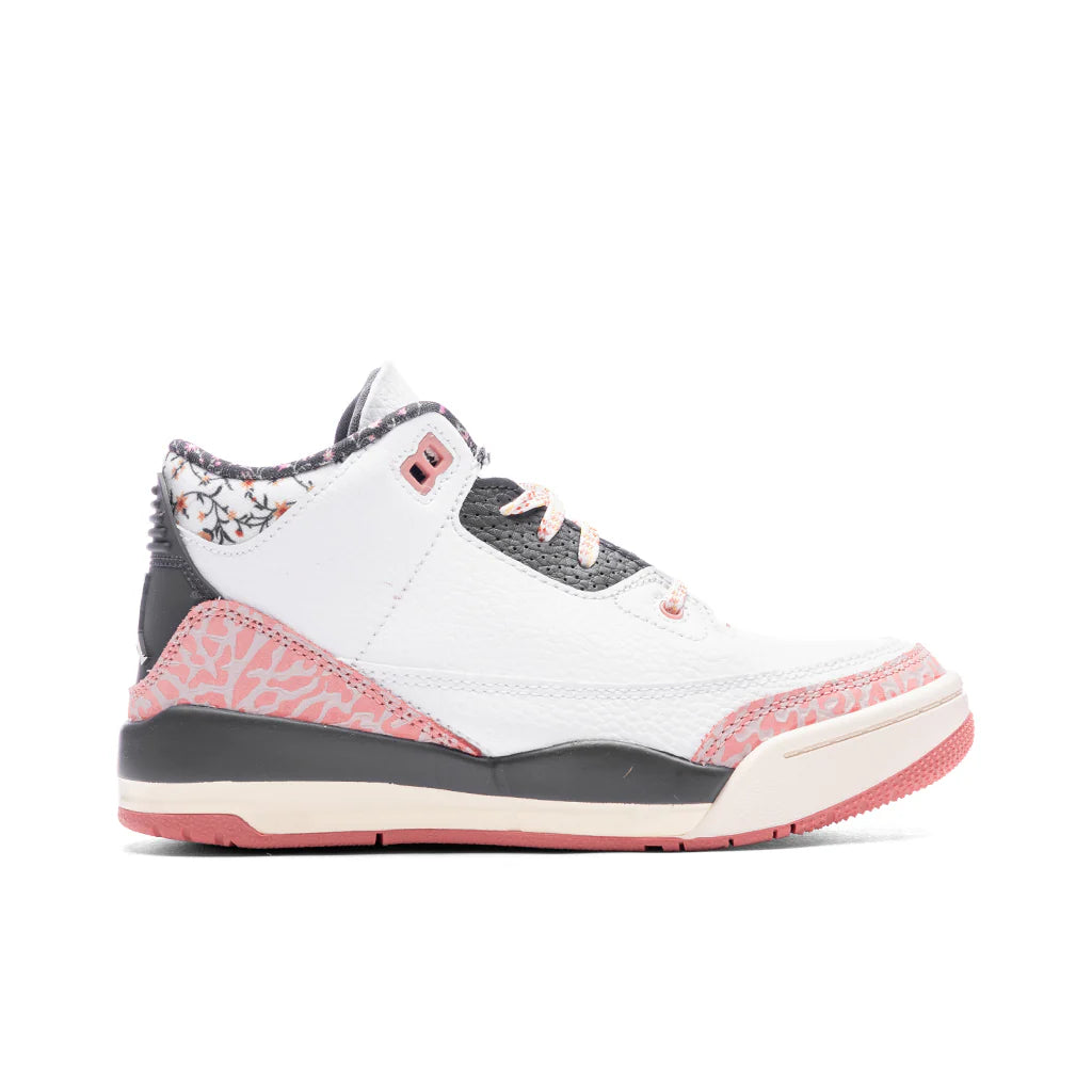 Jordan 3 Retro PS Vintage Floral White Anthracite Red Stardust
