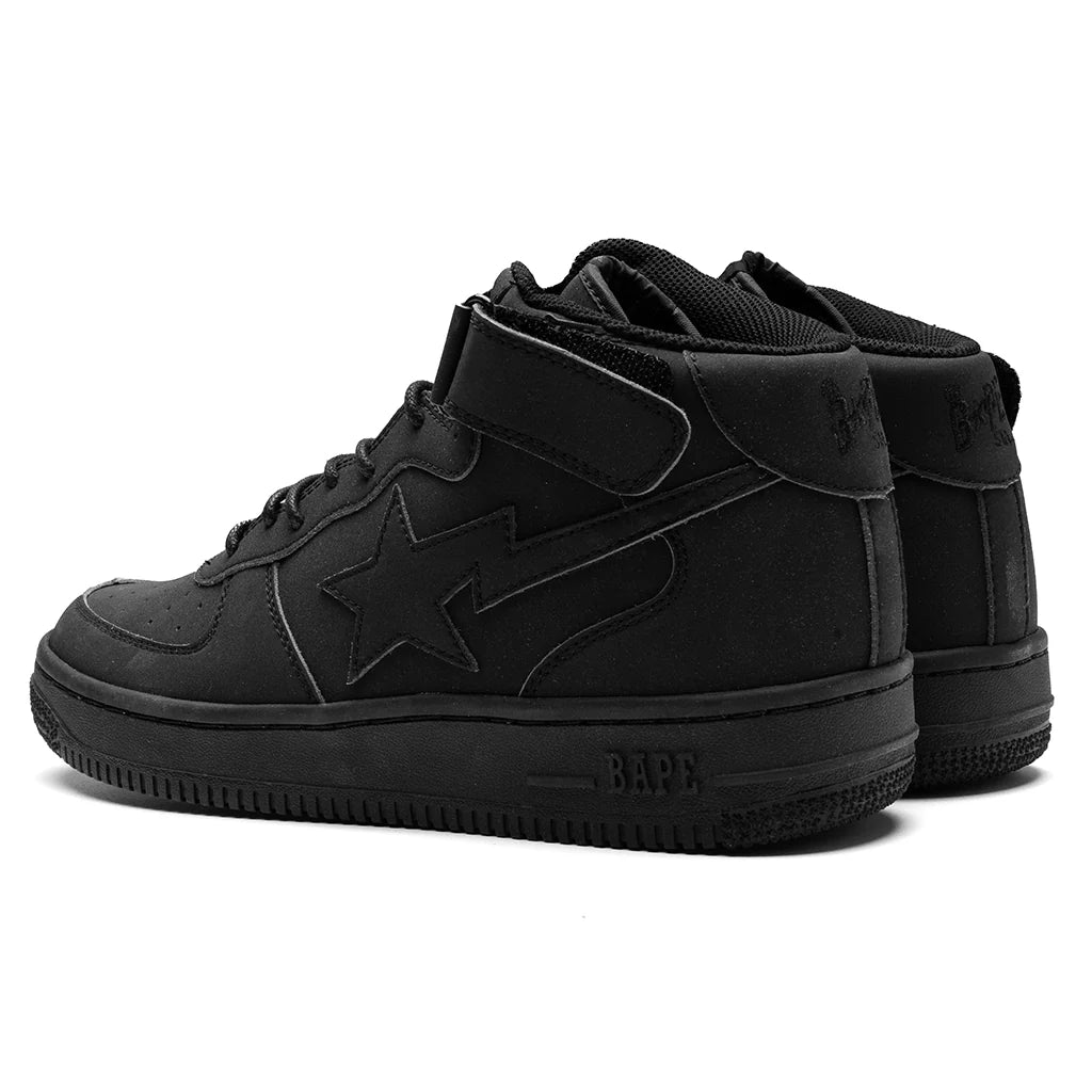 Bape STA Mid Black Suede Black