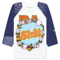 Shit Fuck Raglan Tee Shirt Multi