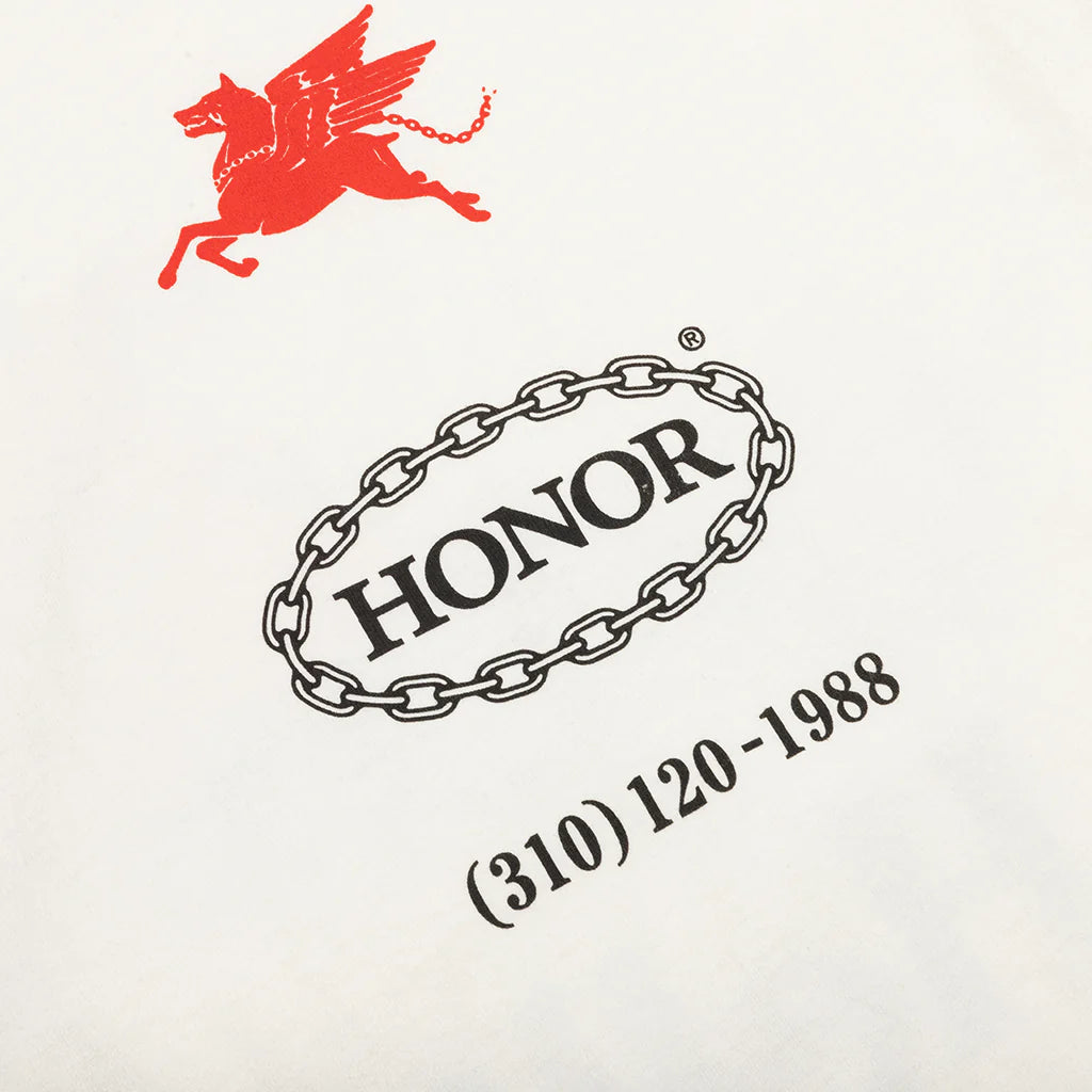 Hellhound 20 S S Tee White