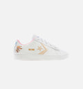 X Space Jam Pro Leather Preschool Lifestyle Shoe White Tan