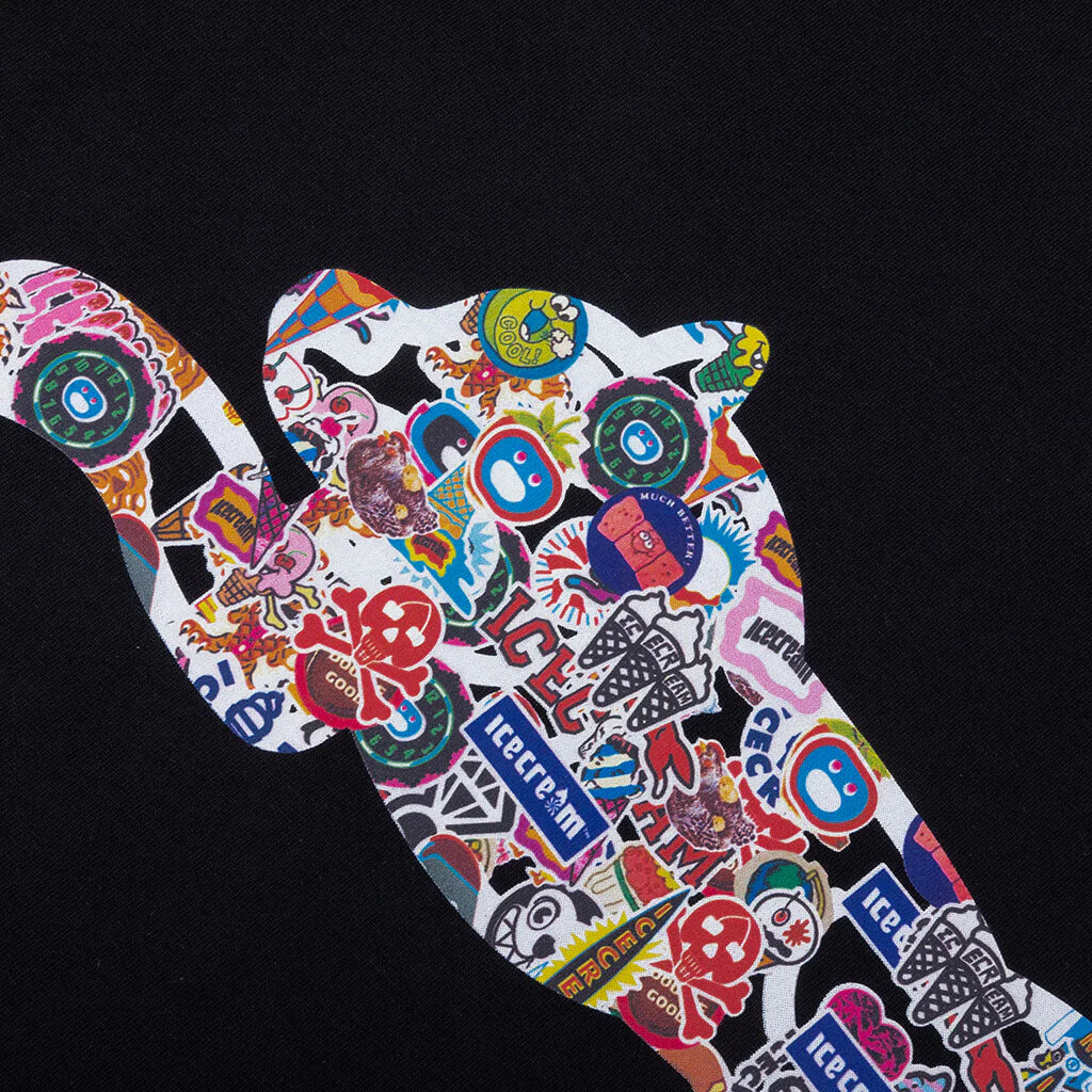 Stickers S S Tee Black