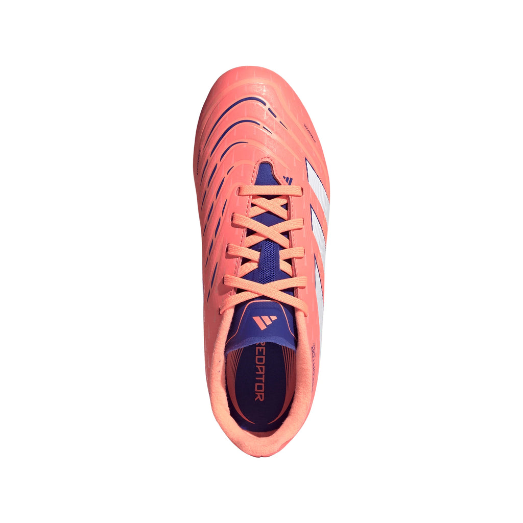 adidas Predator League FG MG Youth Soccer Cleats Orange White