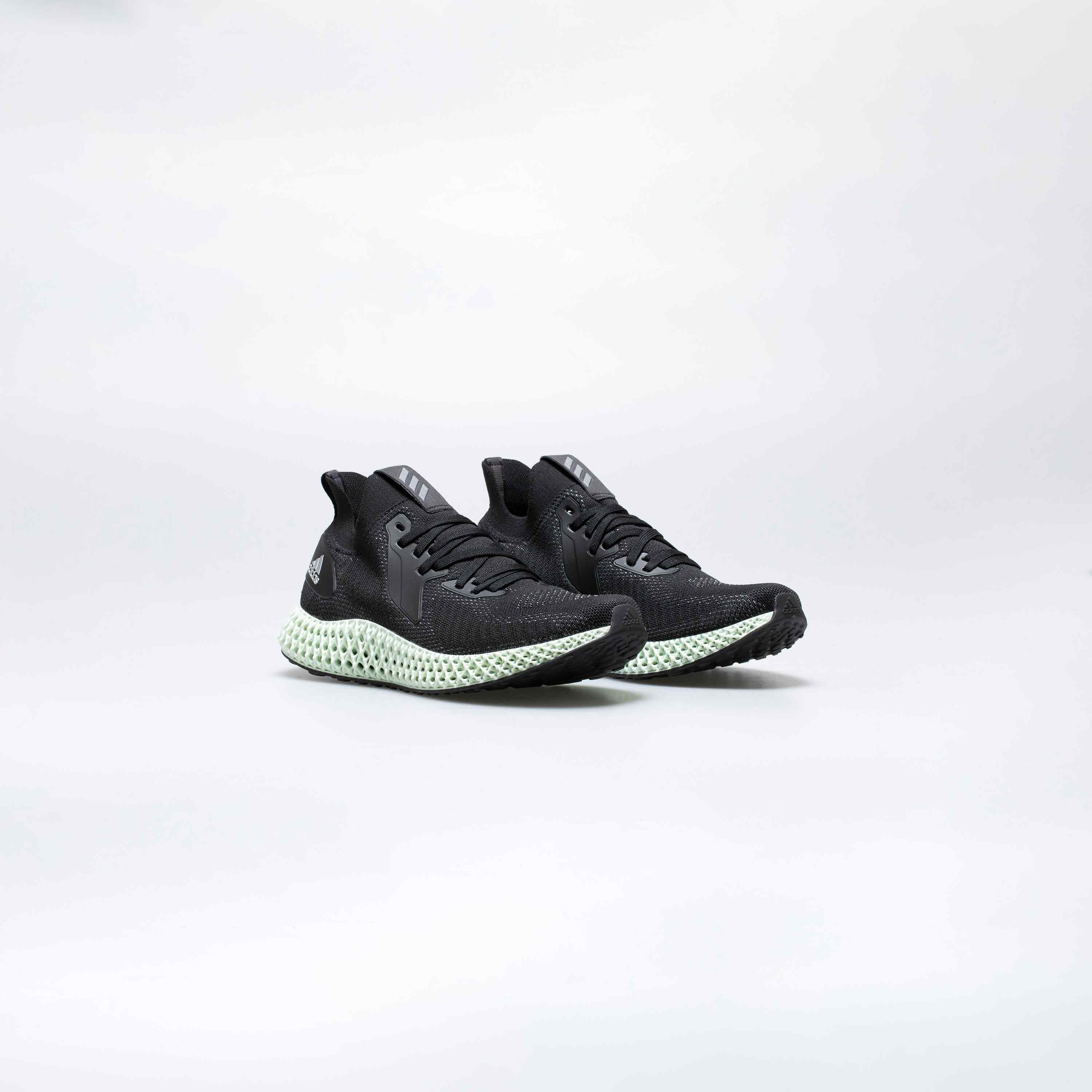 Alphaedge 4D Reflective Mens Running Shoe Black Green