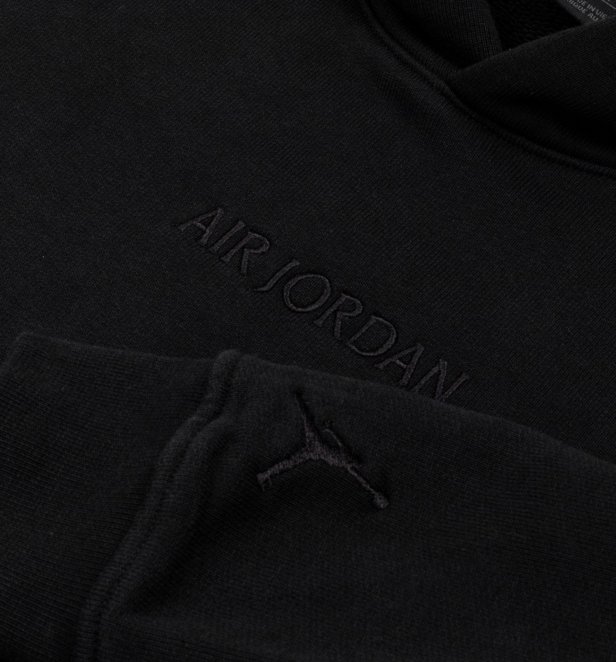 Wordmark Fleece Mens Hoodie Black