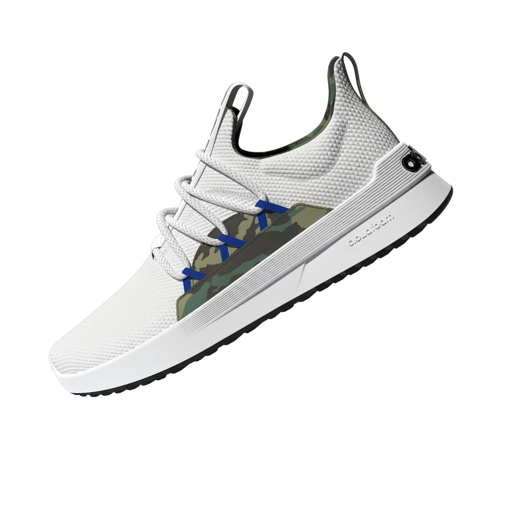 adidas Lite Racer Adapt 4 Cloudfoam Lifestyle Running Slip On Shoes Whjite Royal