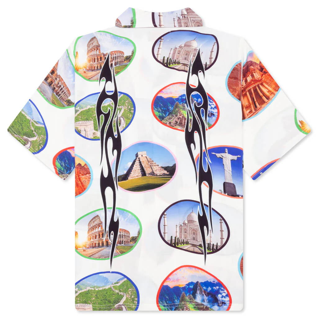 7 Wonder Camp Shirt White