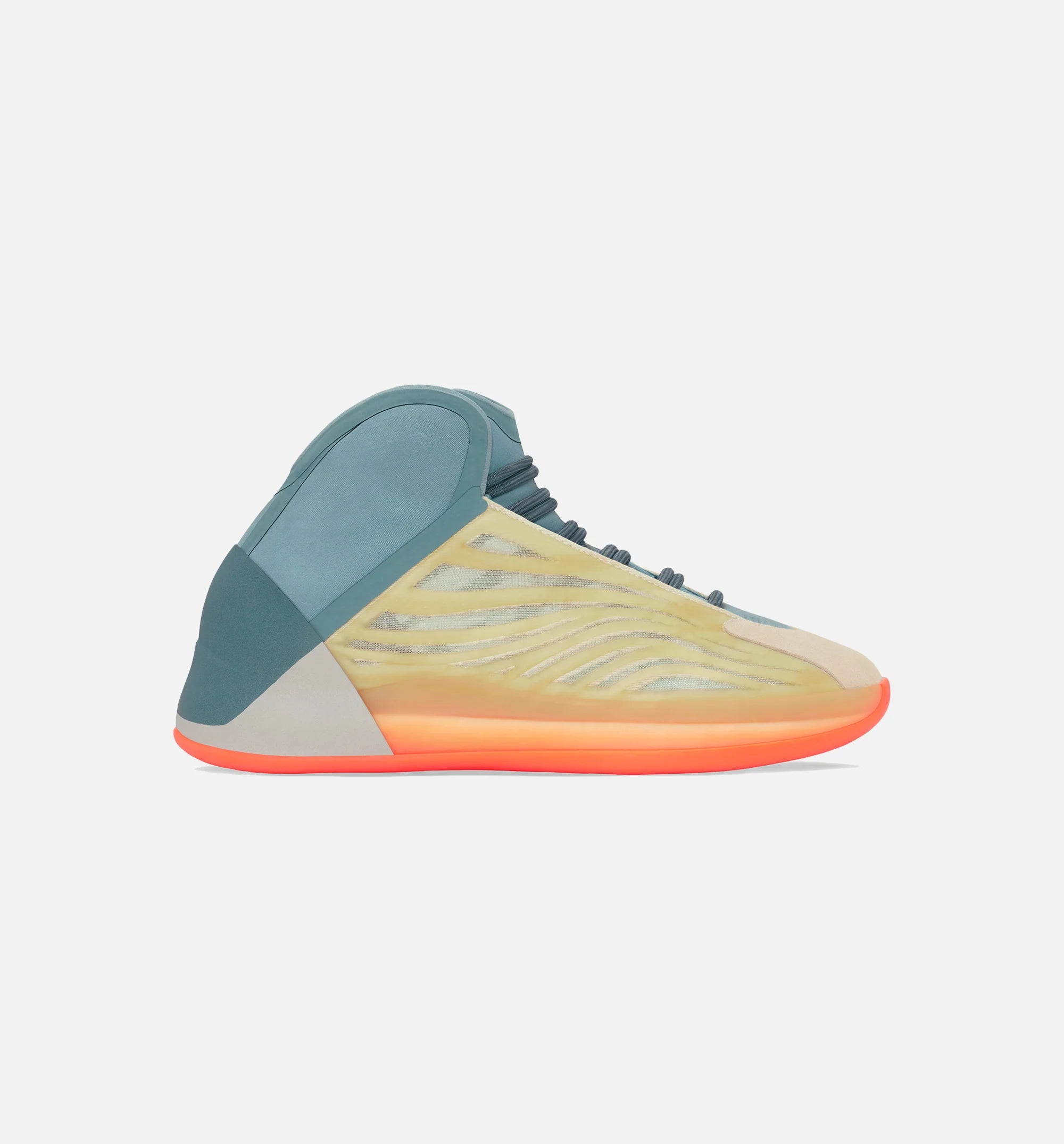 Yeezy QNTM Hi Res Coral Mens Lifestyle Shoe Orange Beige Free Shipping