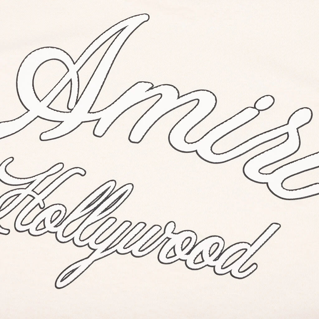 Amiri Hollywood Tee Alabaster