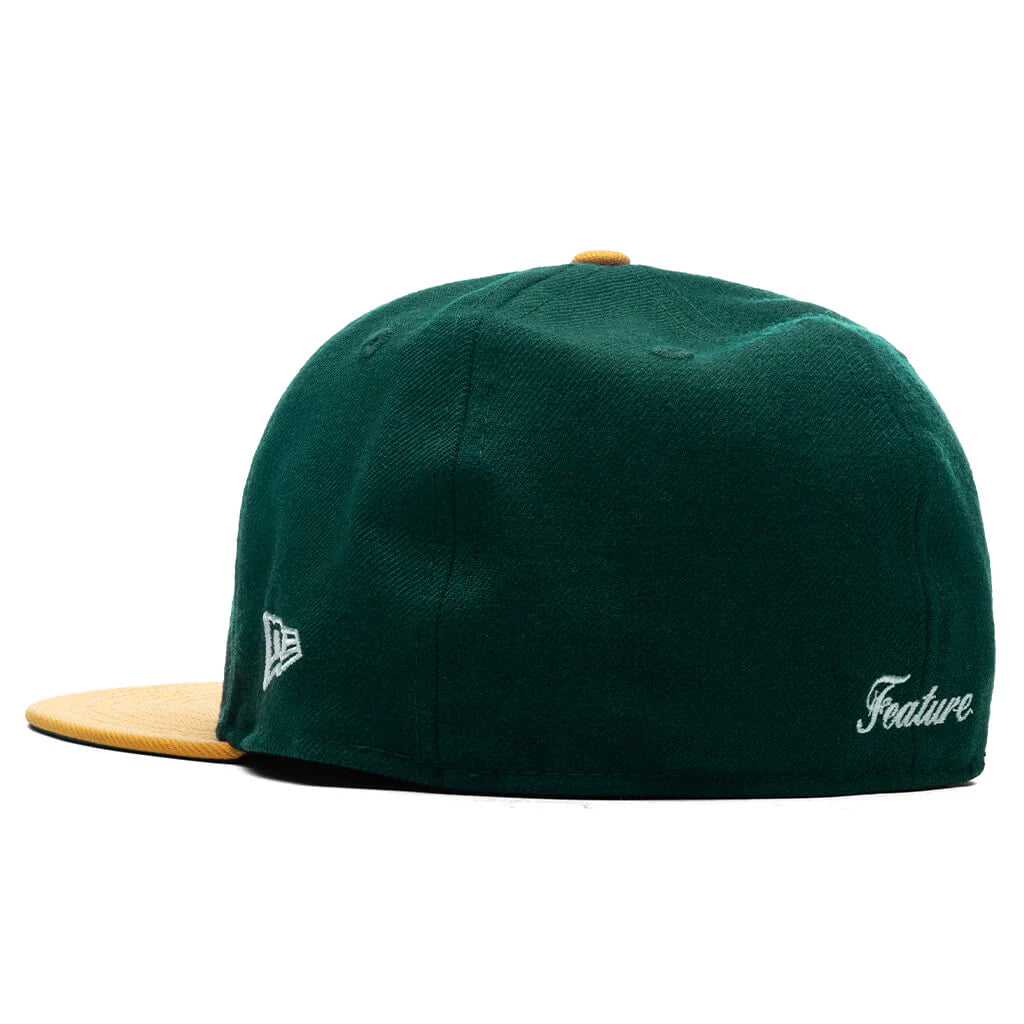 Feature x New Era 59FIFTY Fitted Wool Dark Green Yellow