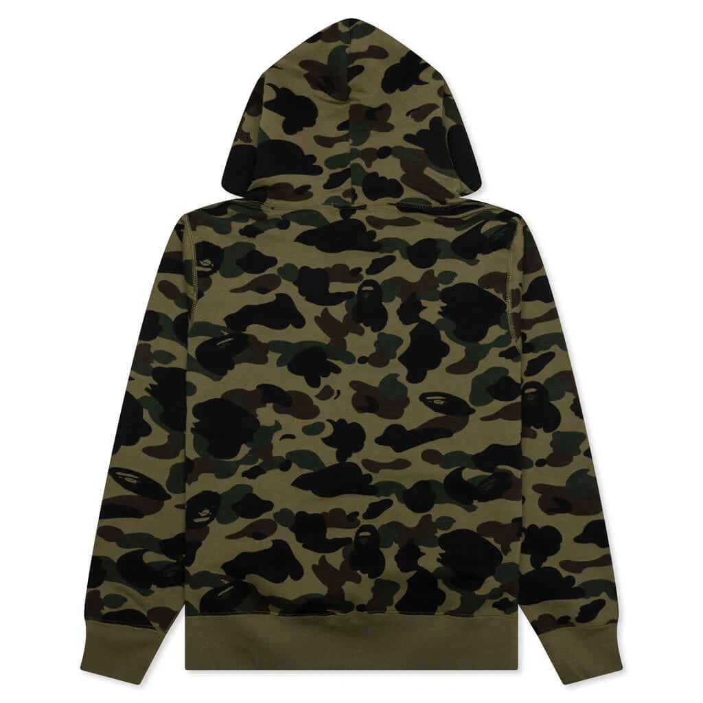 1st Camo College Pullover Hoodie Green