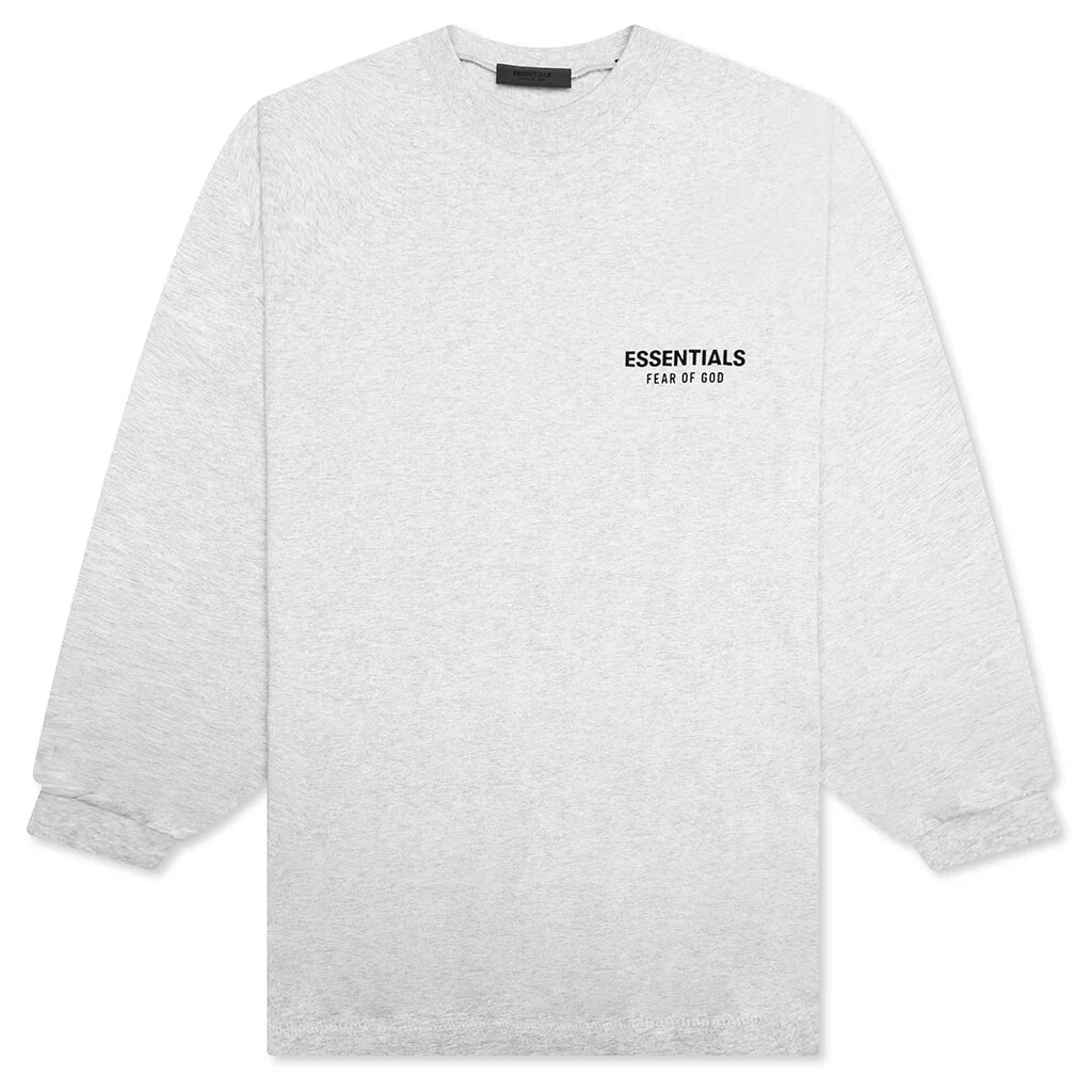 Jersey Long Sleeve T Shirt Light Heather Gray