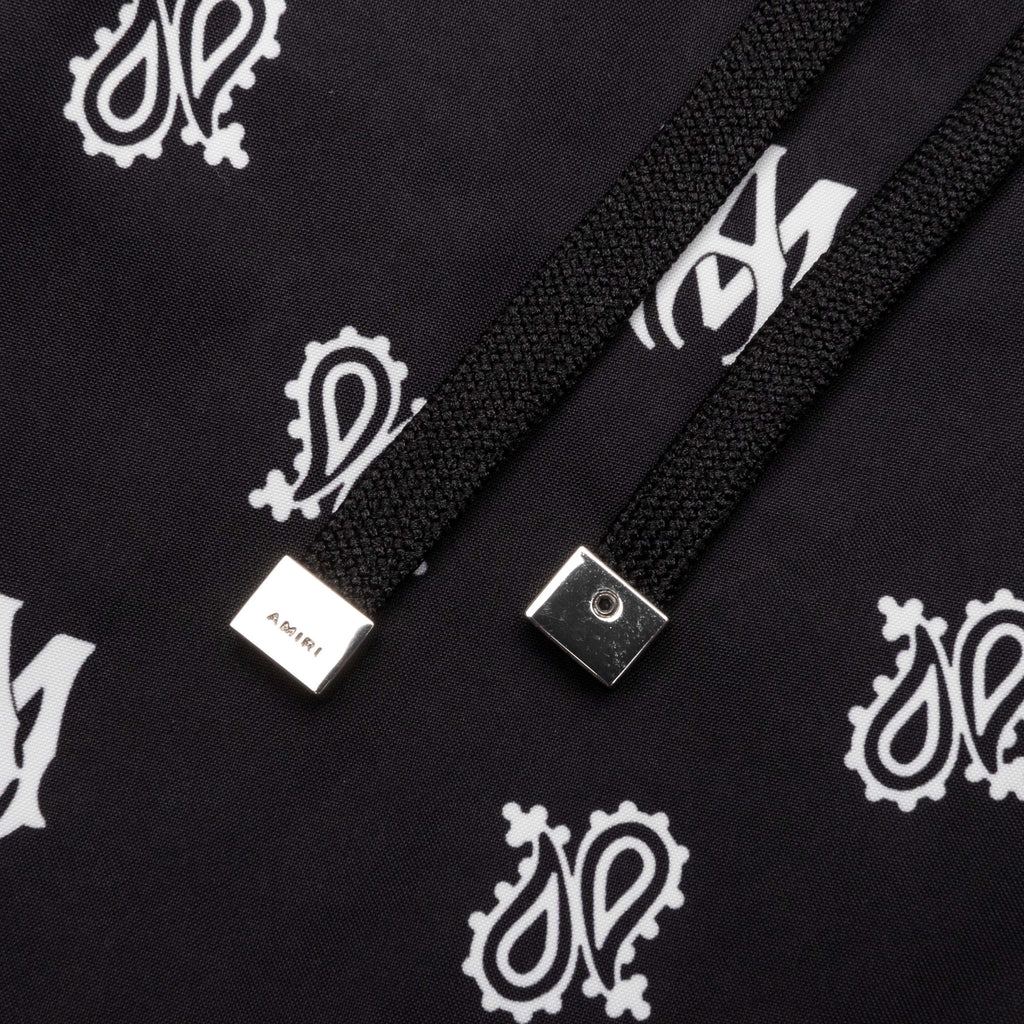Bandana Paisley Swim Trunk Black