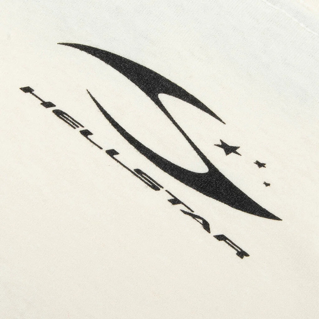 H Cursive Logo T Shirt White
