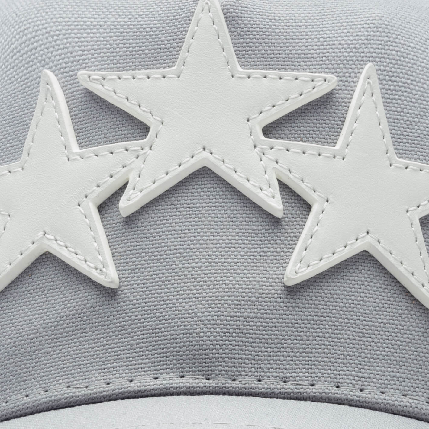 Three Star Trucker Hat Grey