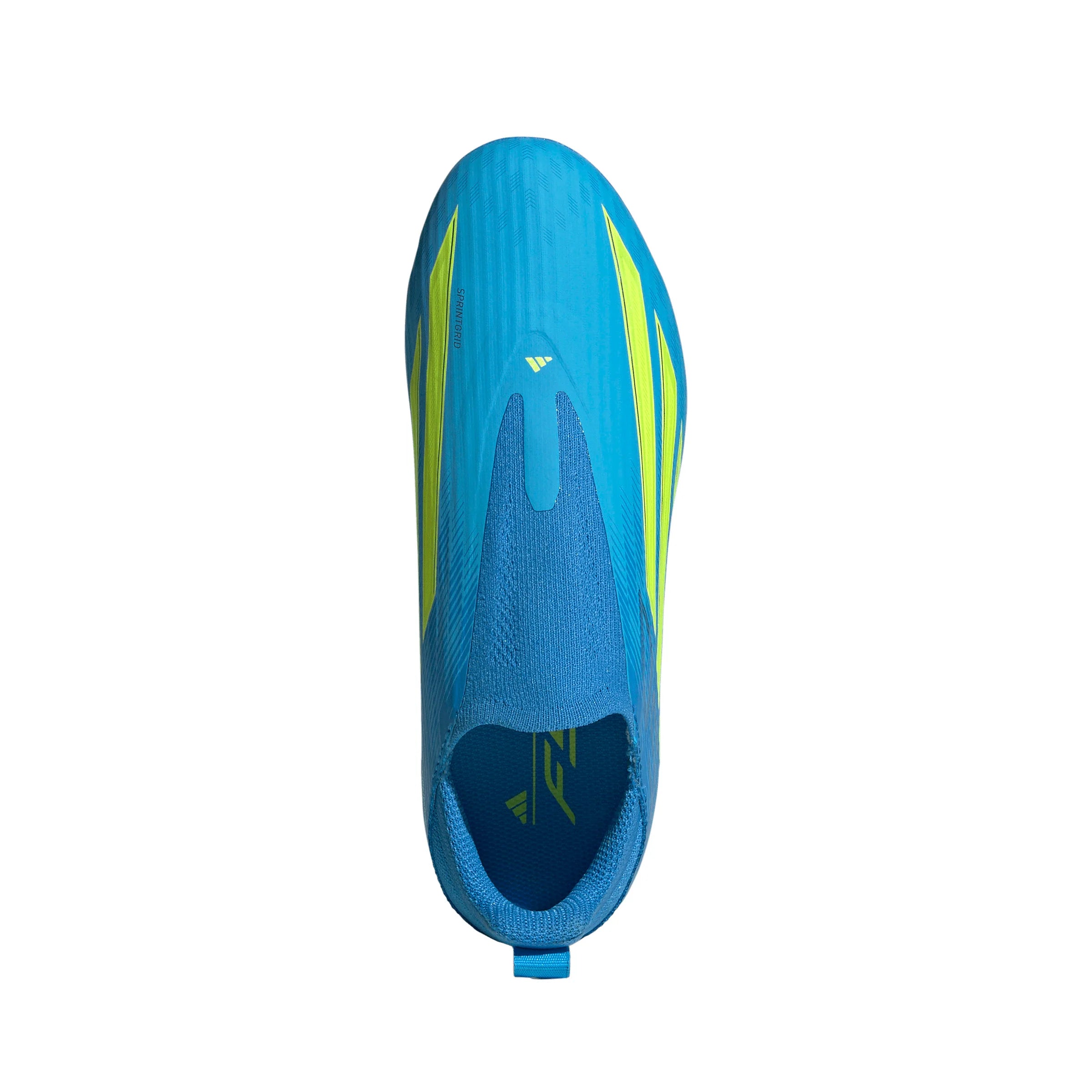 adidas F50 League Laceless FG MG Firm Ground Multi Ground Youth Soccer Cleats Blue Yellow Aqua
