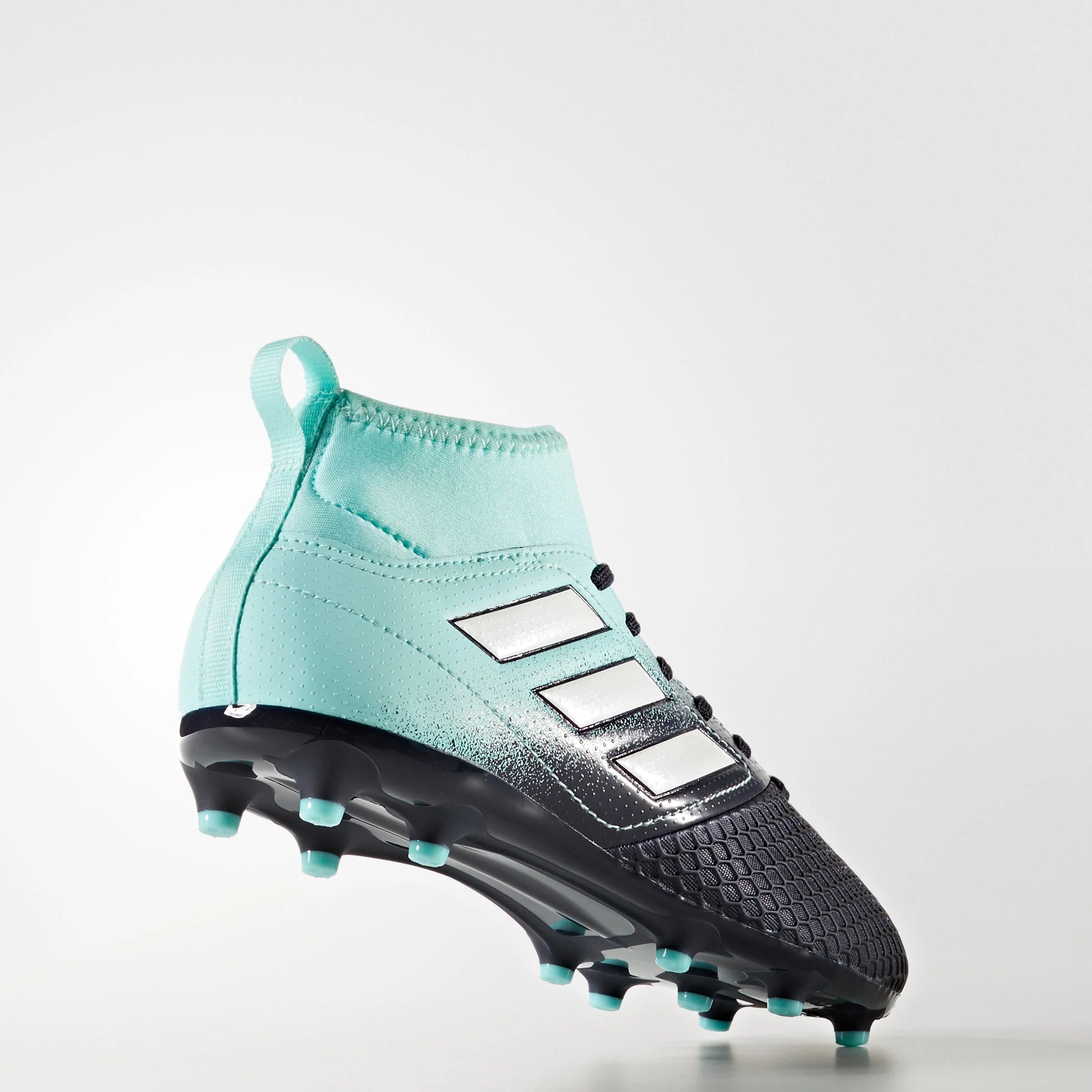 adidas ACE 173 FG J Youth Firm Ground Soccer Cleats Aqua White Legend Ink