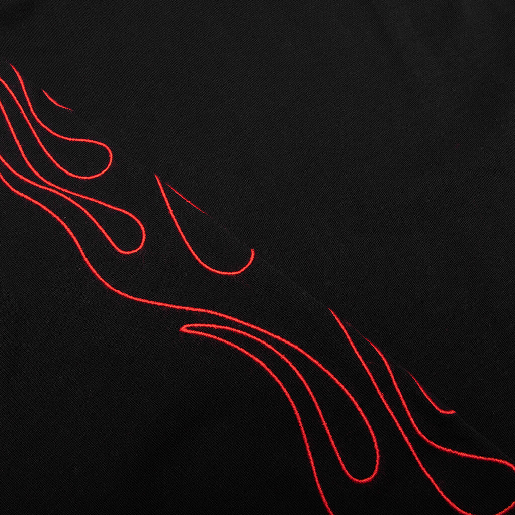 Fiery Heavyweight Longsleeve Tee Black