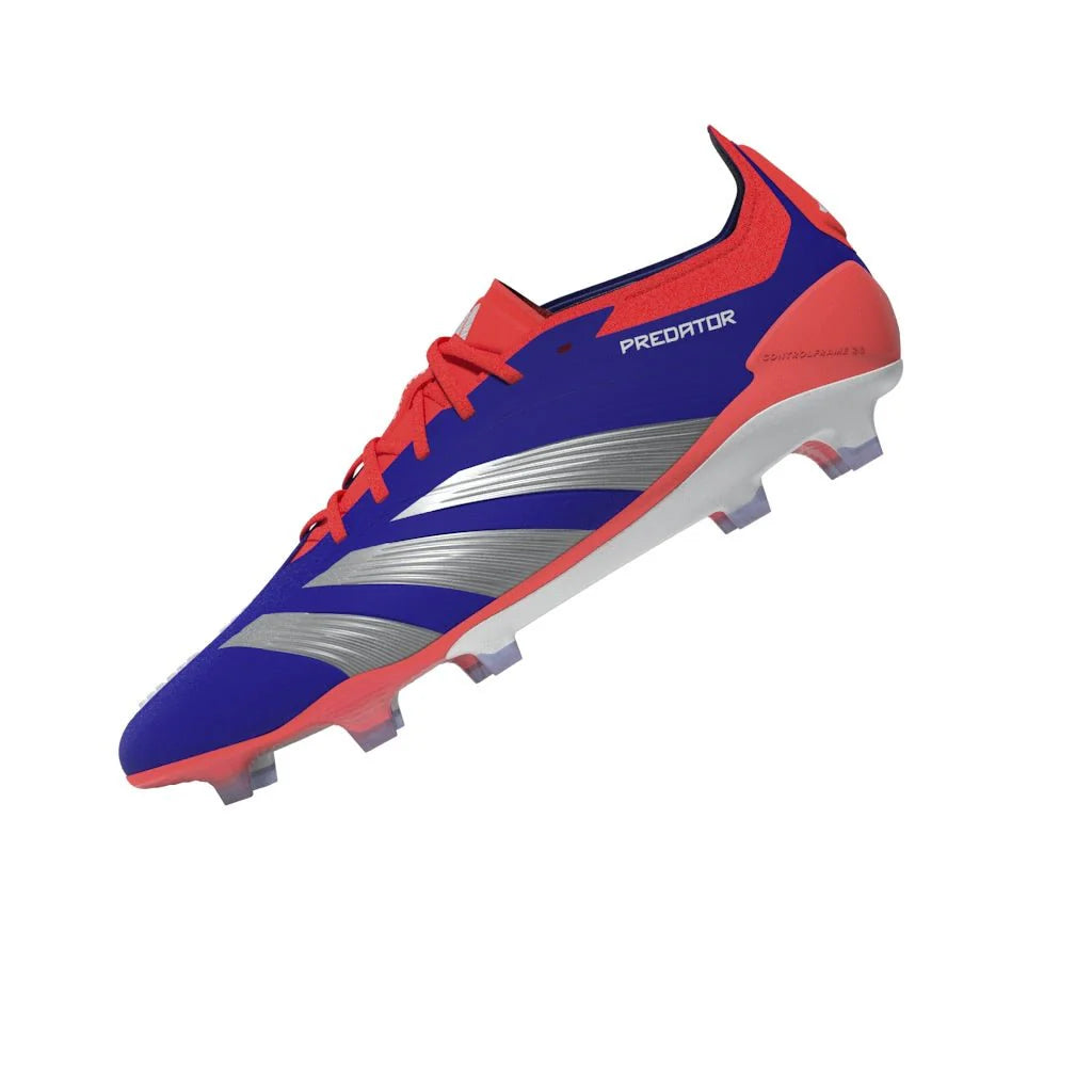adidas Predator Elite FG Mens Firm Ground Soccer Cleats Lucid Blue White Solar Red