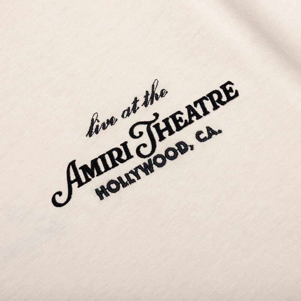 Amiri Theatre Flocked Tee Alabaster
