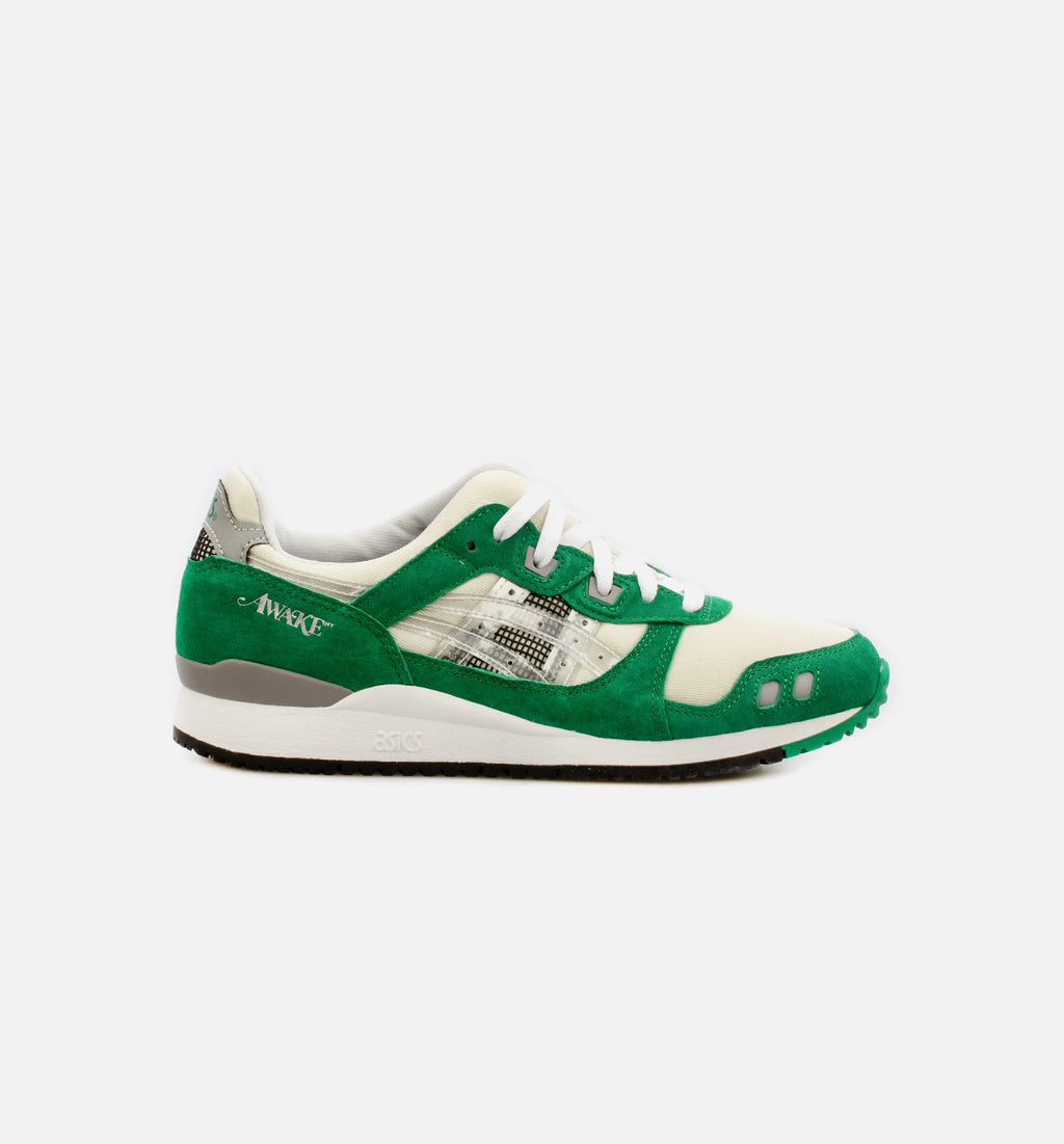 Awake NY x Gel Lyte III Mens Running Shoe Green White