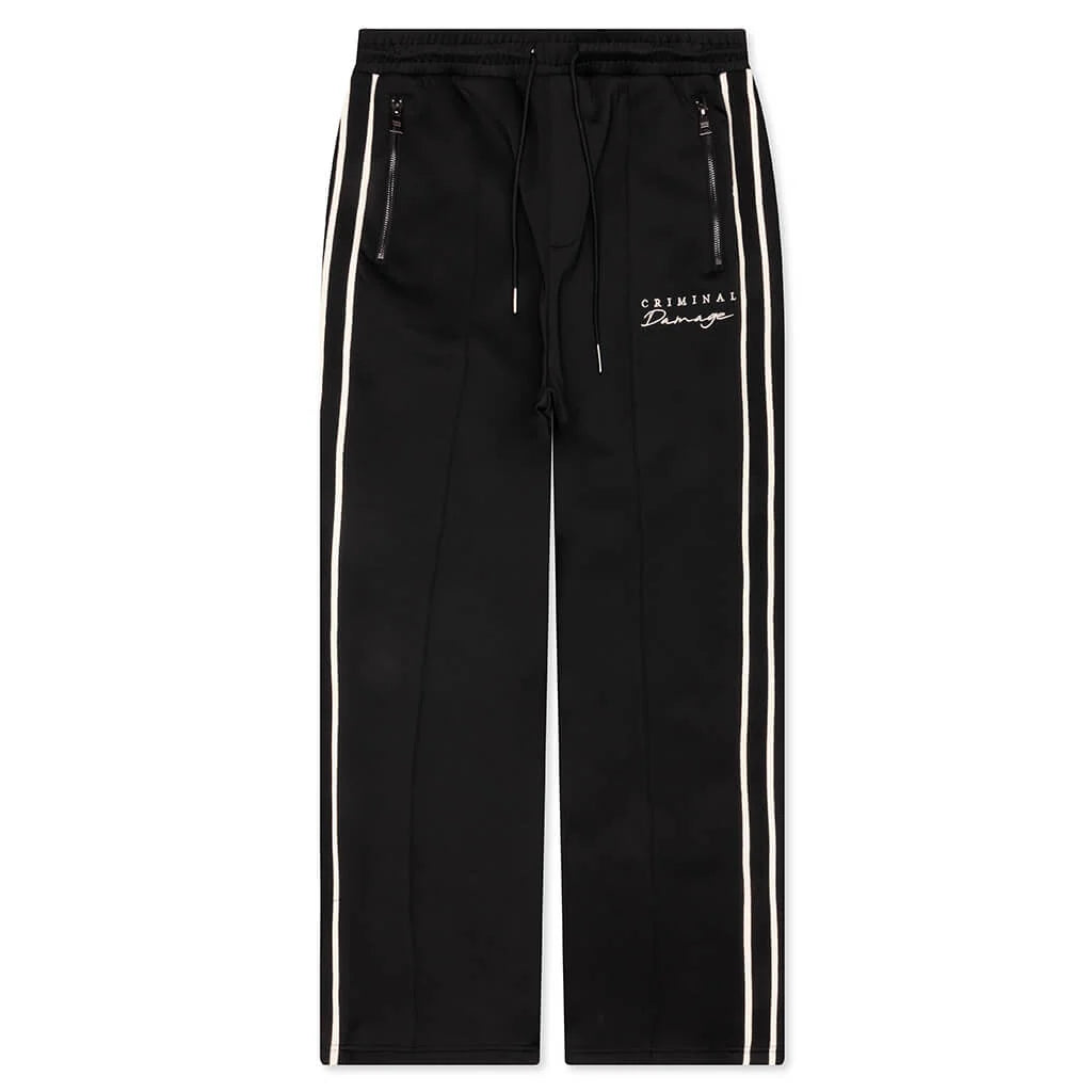 Dragon Embroidered Pant Black